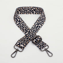 Cargar imagen en el visor de la galería, Asa para bolso estampado Leopardo Blanco y Negro
